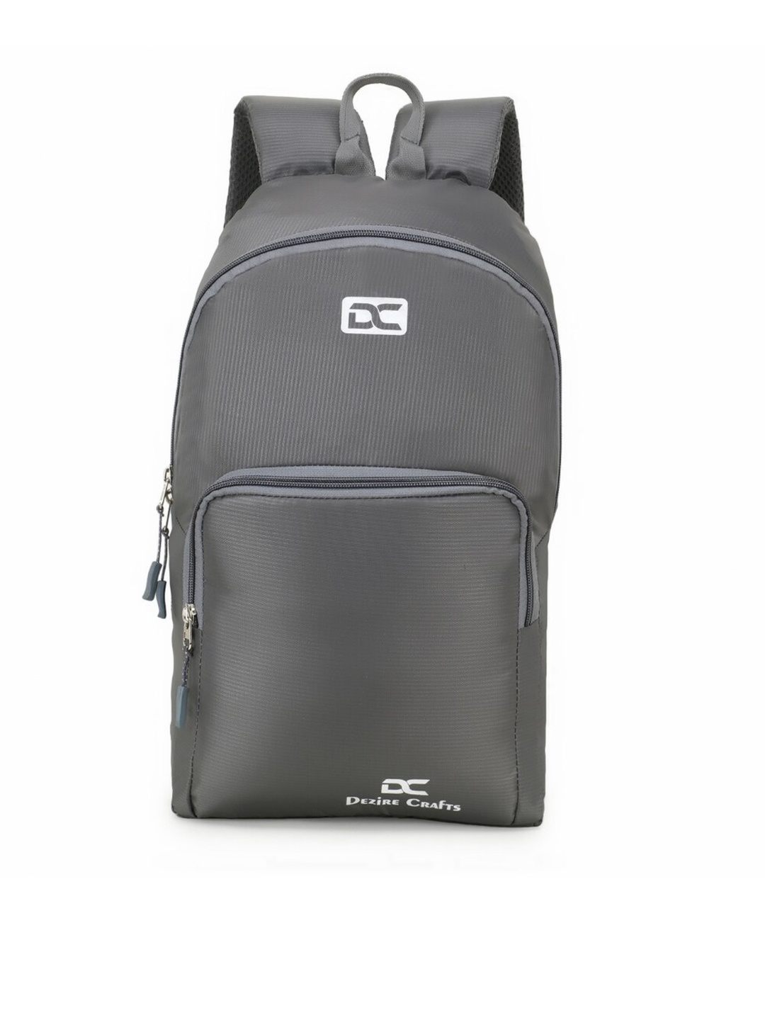 

Dezire Crafts Unisex Grey Solid Backpack