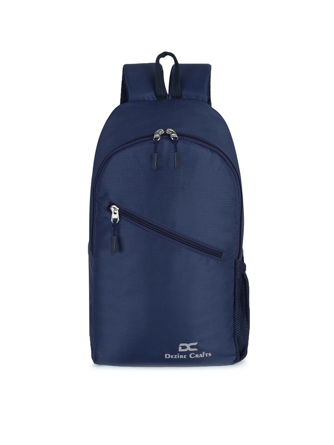 

Dezire Crafts Unisex Navy Blue Solid Backpack