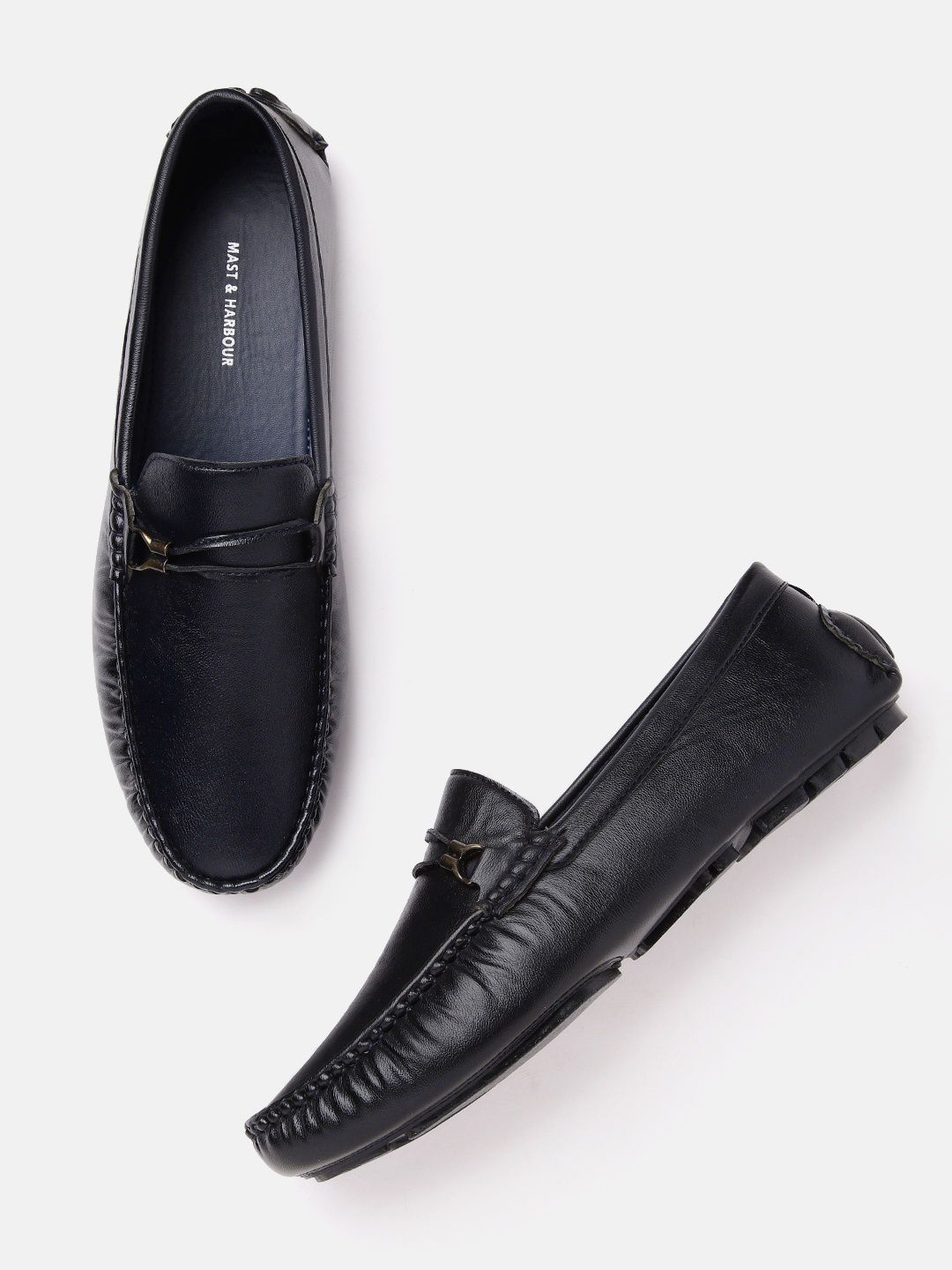 

Mast & Harbour Men Driving Shoes, Black