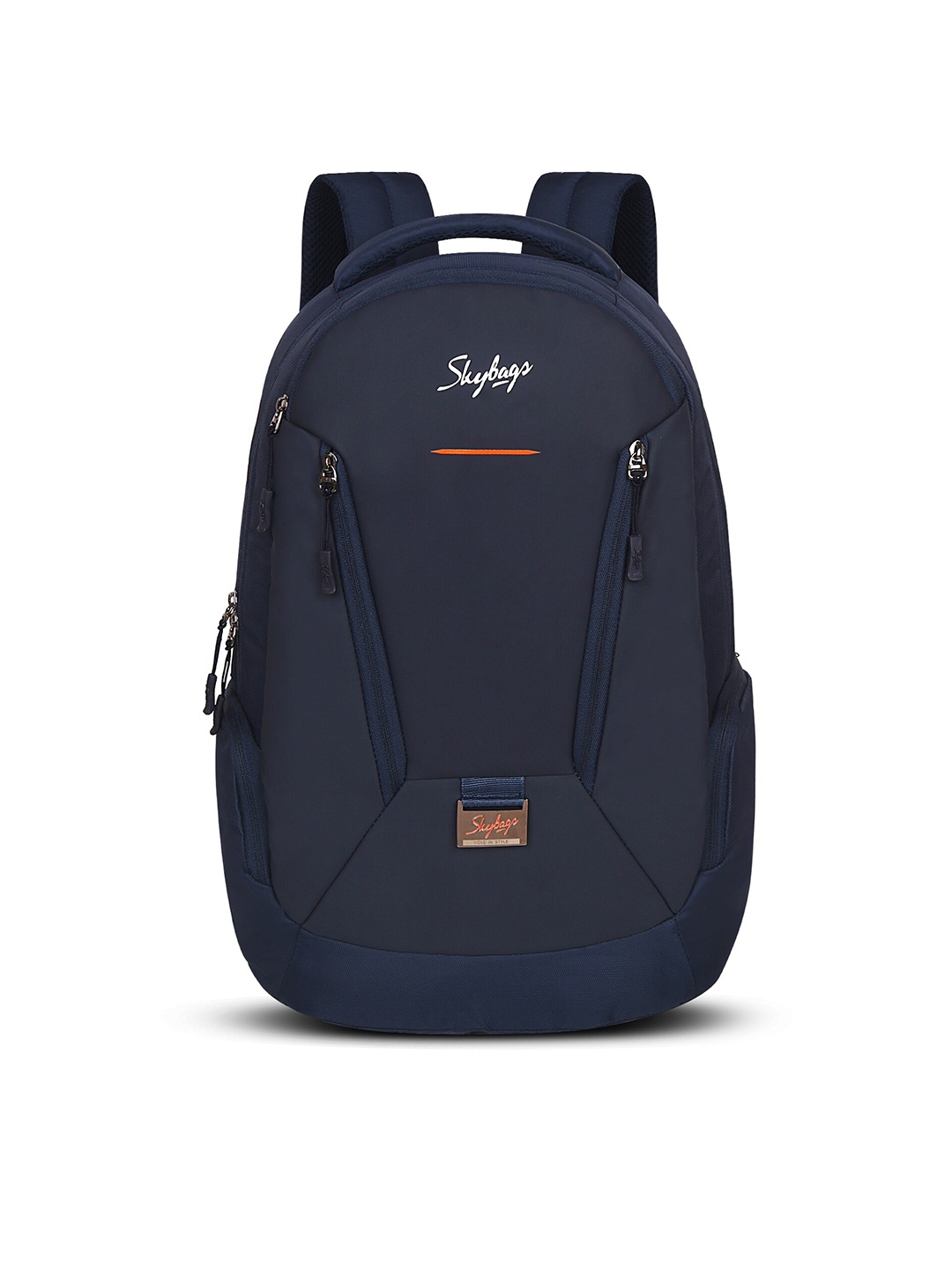 

Skybags Unisex Navy Blue Solid Backpack