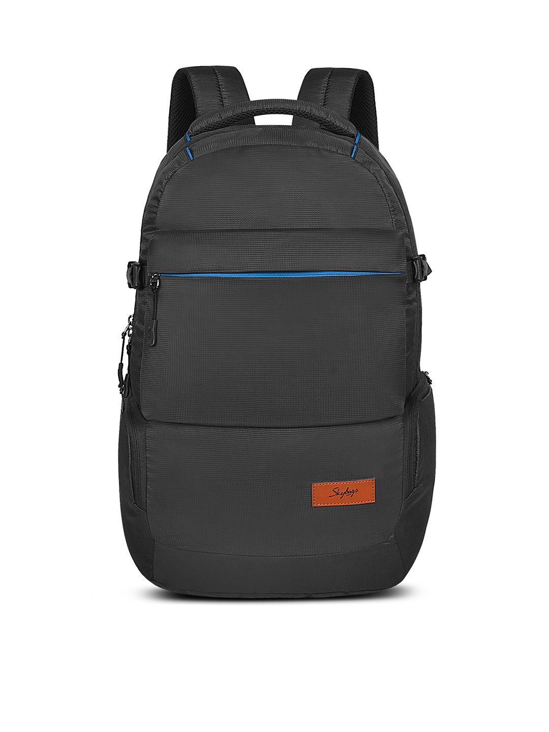 

Skybags Unisex Grey & Blue Solid Backpack