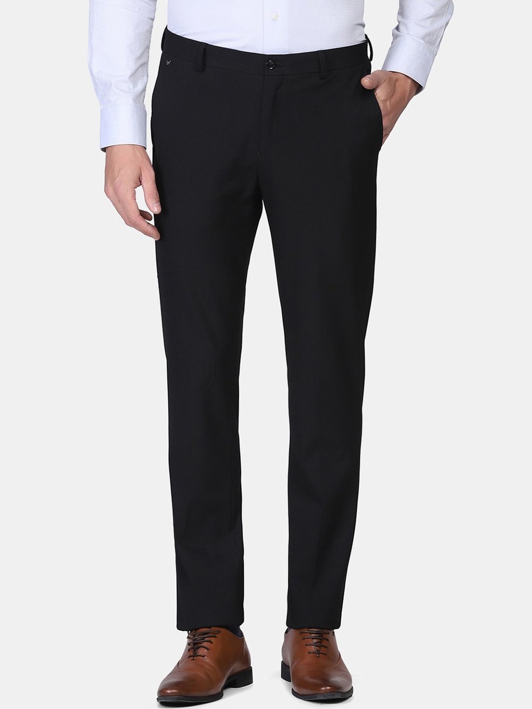 

Blackberrys Men Black Slim Fit Trousers