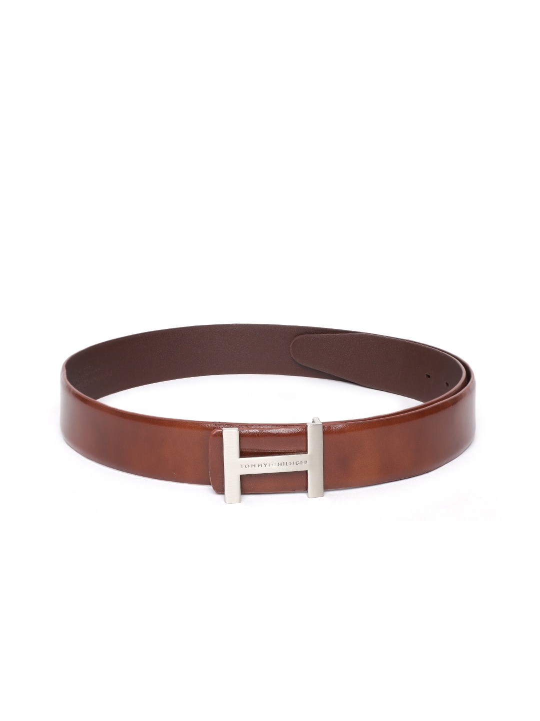 

Tommy Hilfiger Men Tan Solid Leather Belt