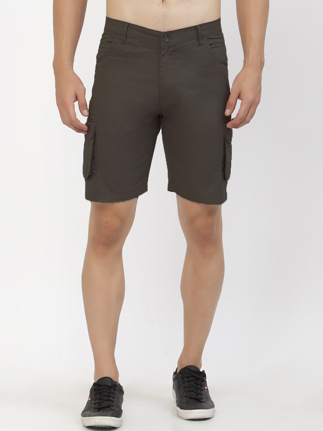 

SAPPER Men Brown Outdoor Cotton Cargo Shorts