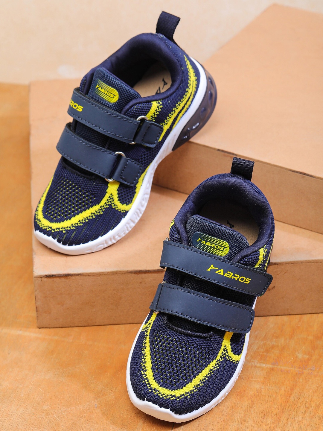 

ABROS Kids Rock Walking Sports Shoes, Navy blue