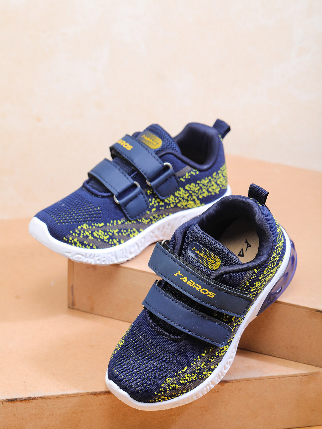 

ABROS Kids Spink Walking Sports Shoes, Navy blue