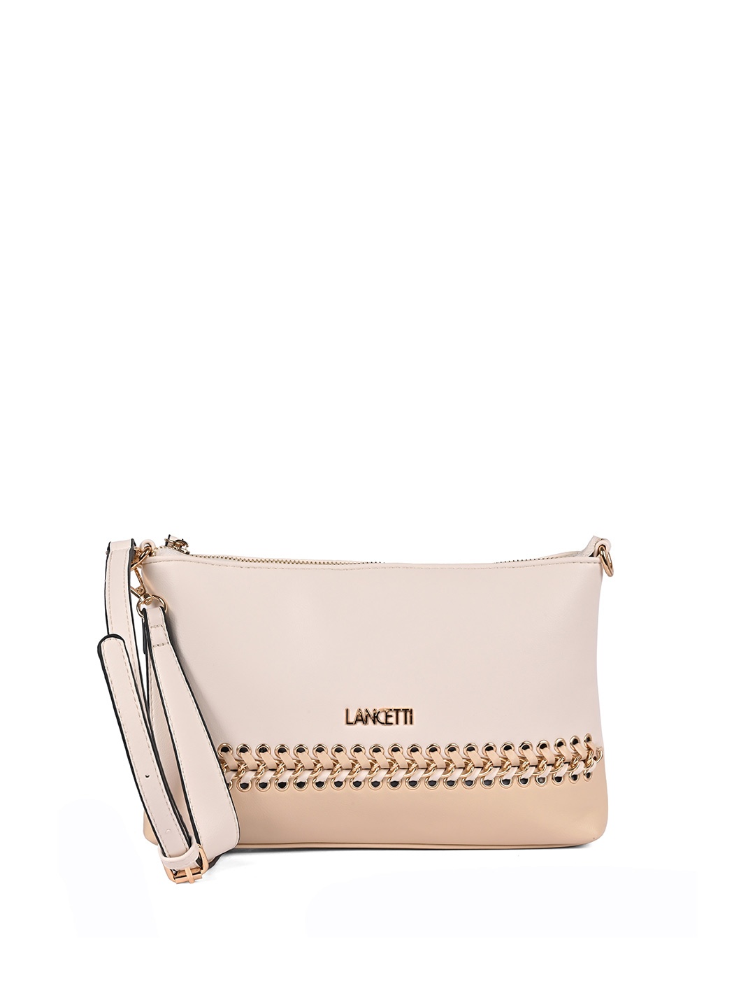 

LANCETTI Chisai Broso Off-White Soft One Size Clutch