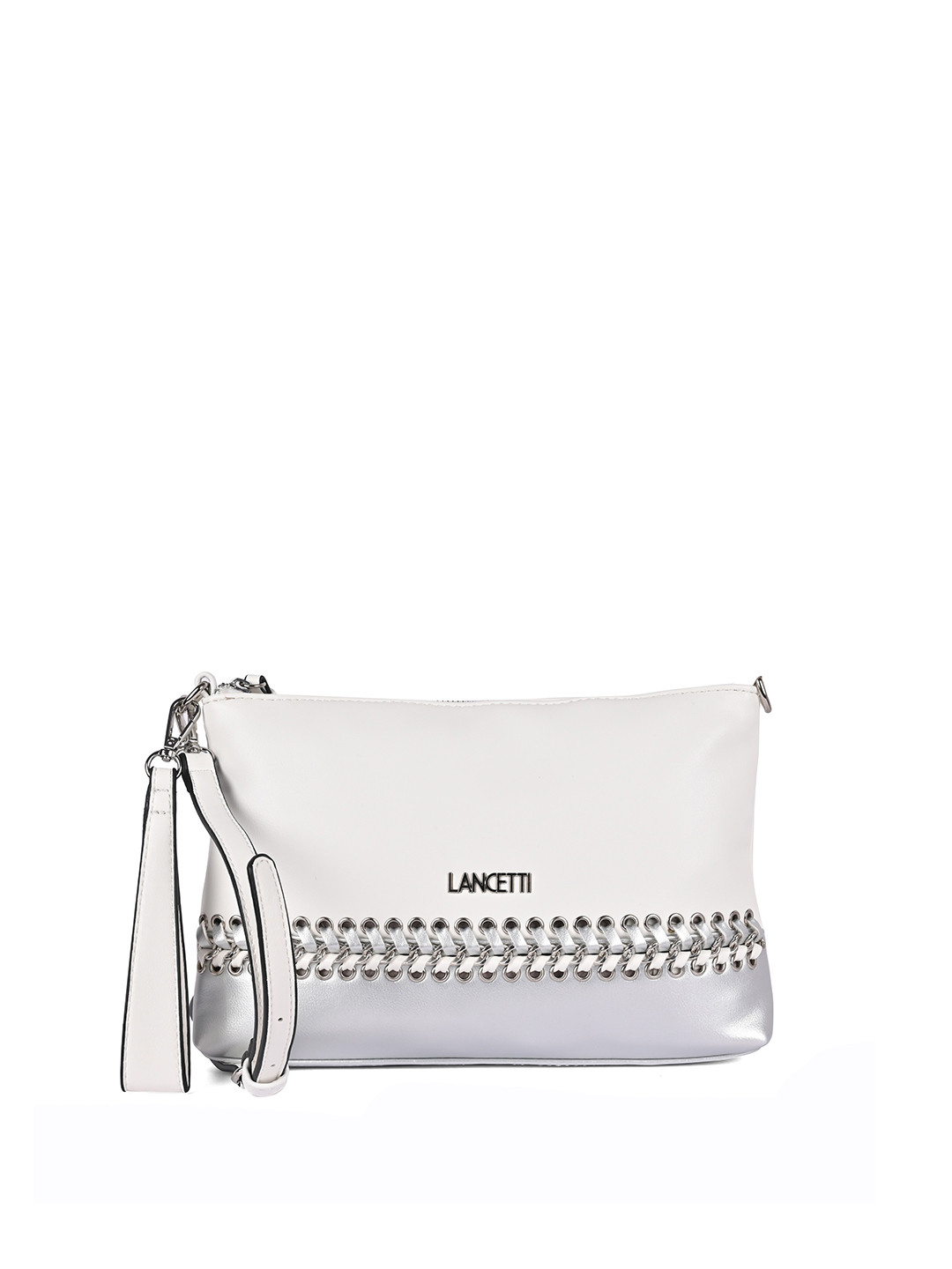 

LANCETTI Chisai Broso Soft One Size Clutch, White