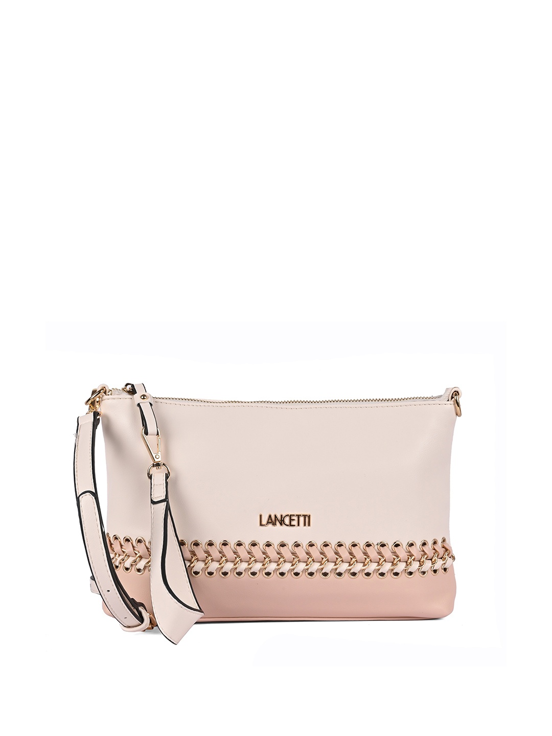 

LANCETTI Chisai Broso Soft One Size Clutch, Nude