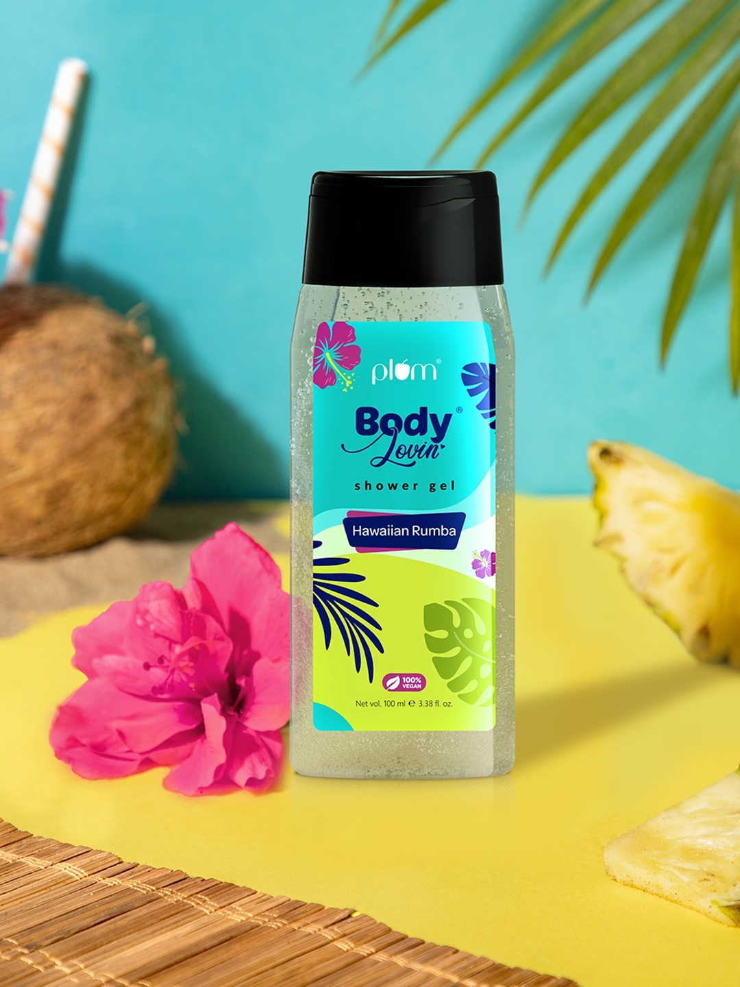 

Plum BodyLovin' Hawaiian Rumba Shower Gel 100ml, Transparent