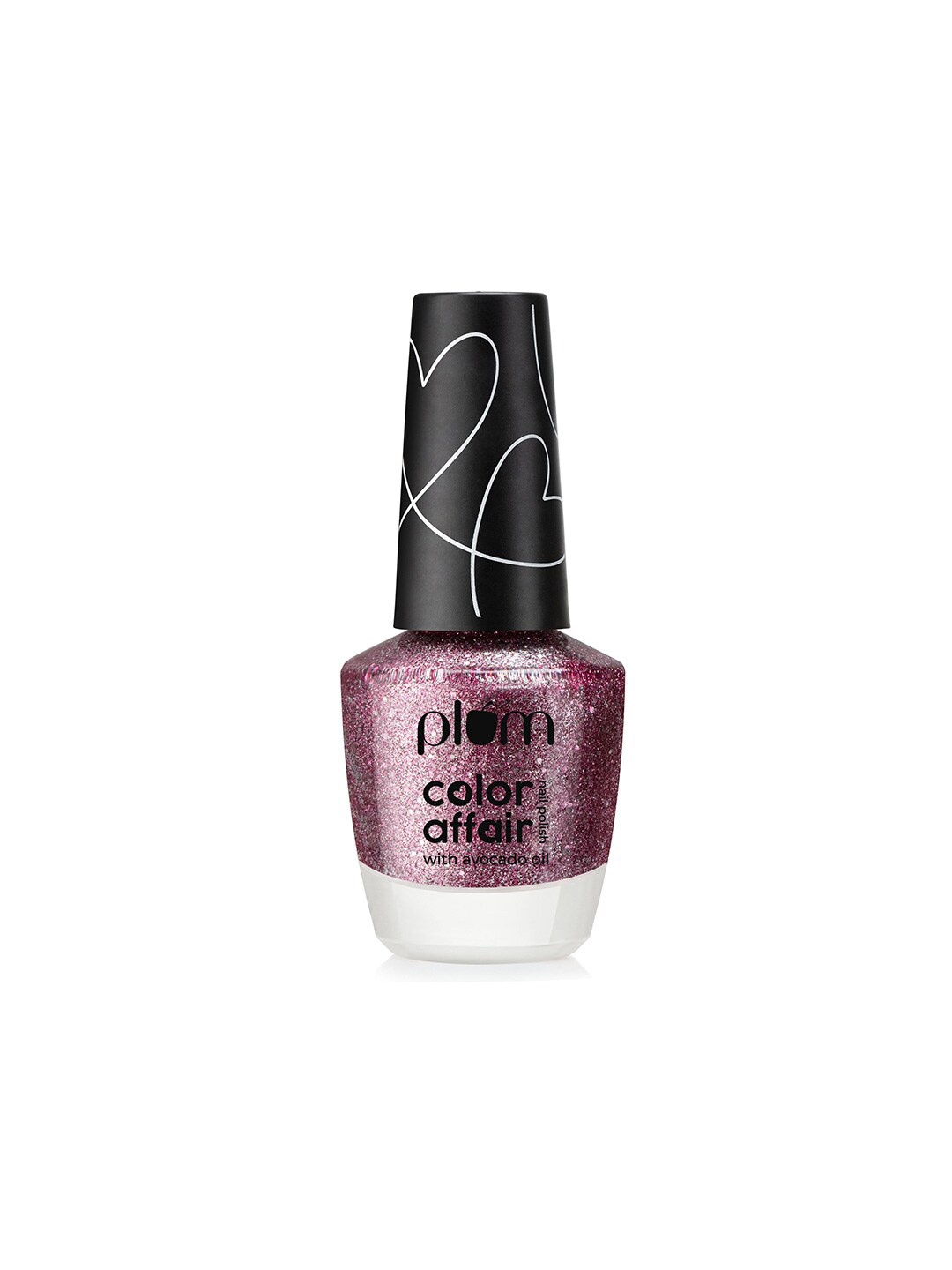 

Plum Color Affair All That Glitters Collection Nail Polish 11ml - Pink-N-Shine 165