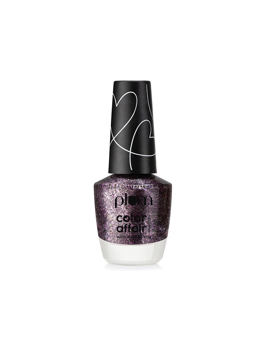 

Plum Color Affair All That Glitters Collection Nail Polish 11ml - Purple Mist 167