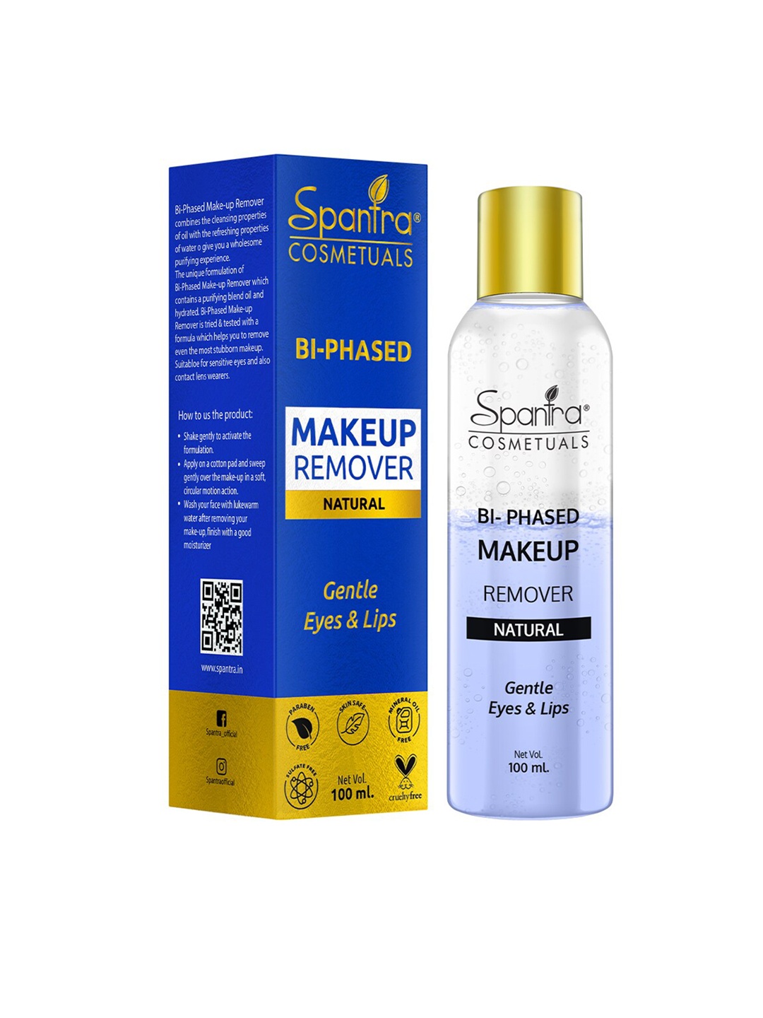 

Spantra BI-Phased Makeup Remover, Na