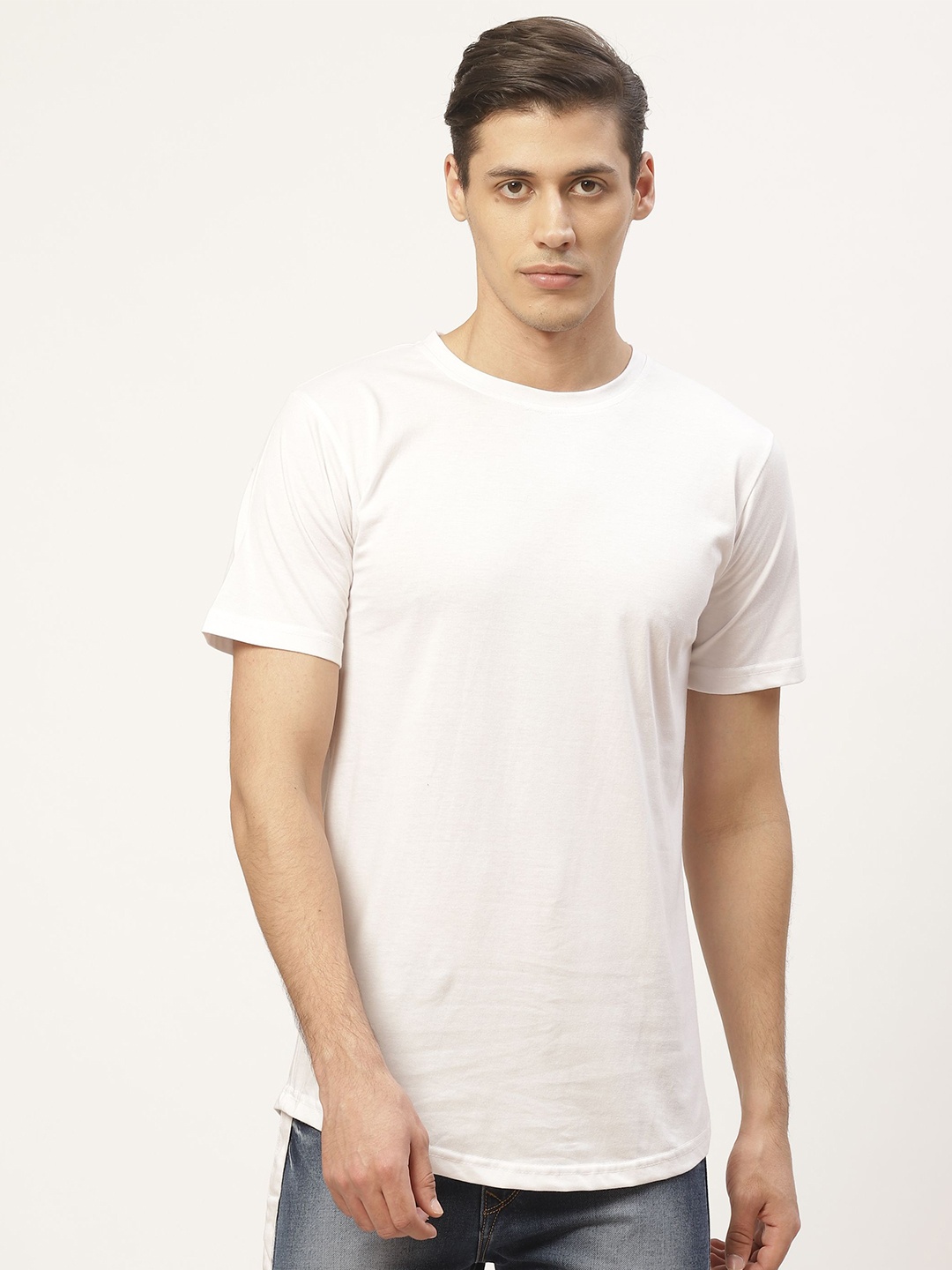 

PAUSE SPORT Men White Cotton T-shirt