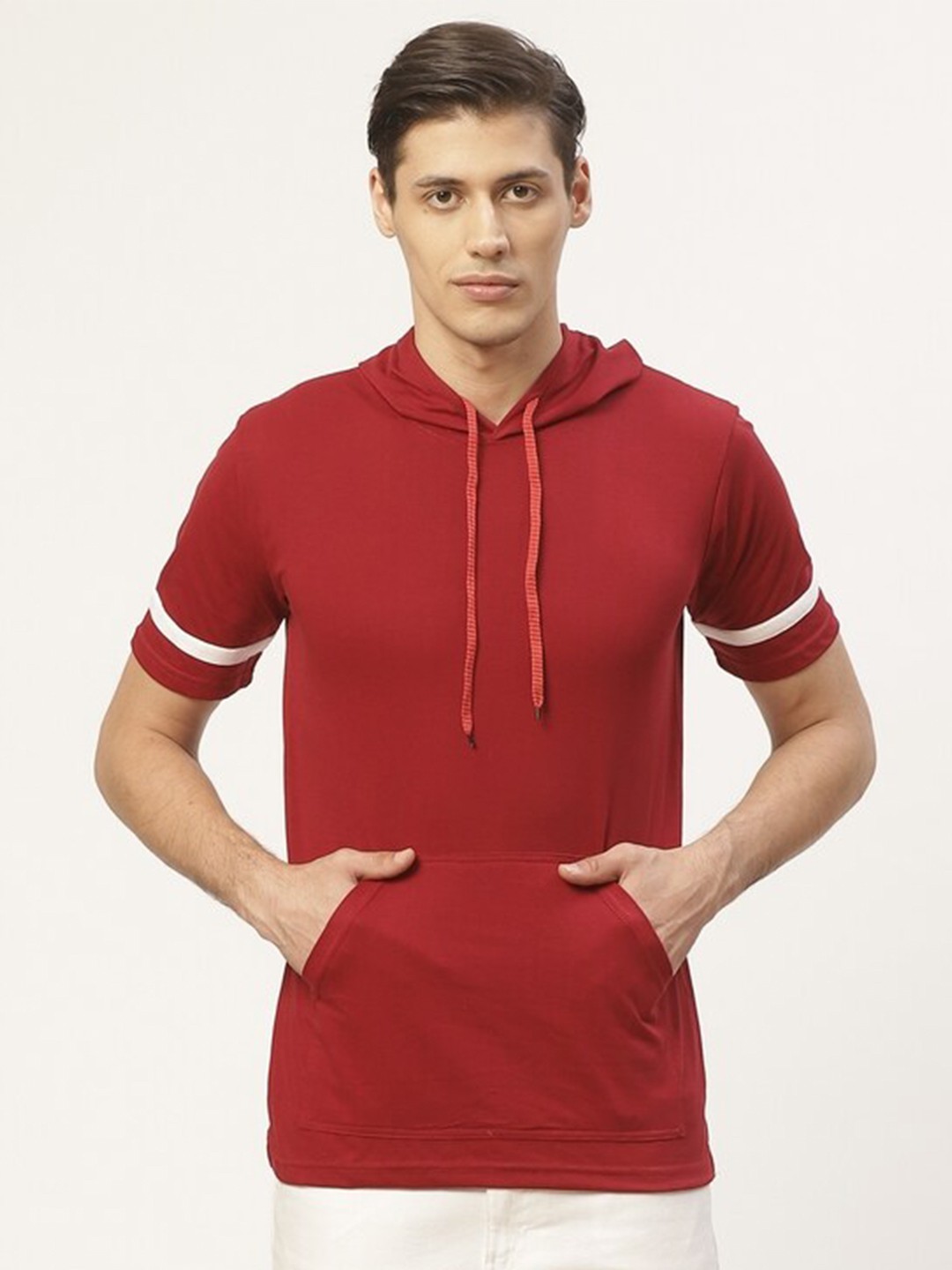 

PAUSE SPORT Men Maroon T-shirt
