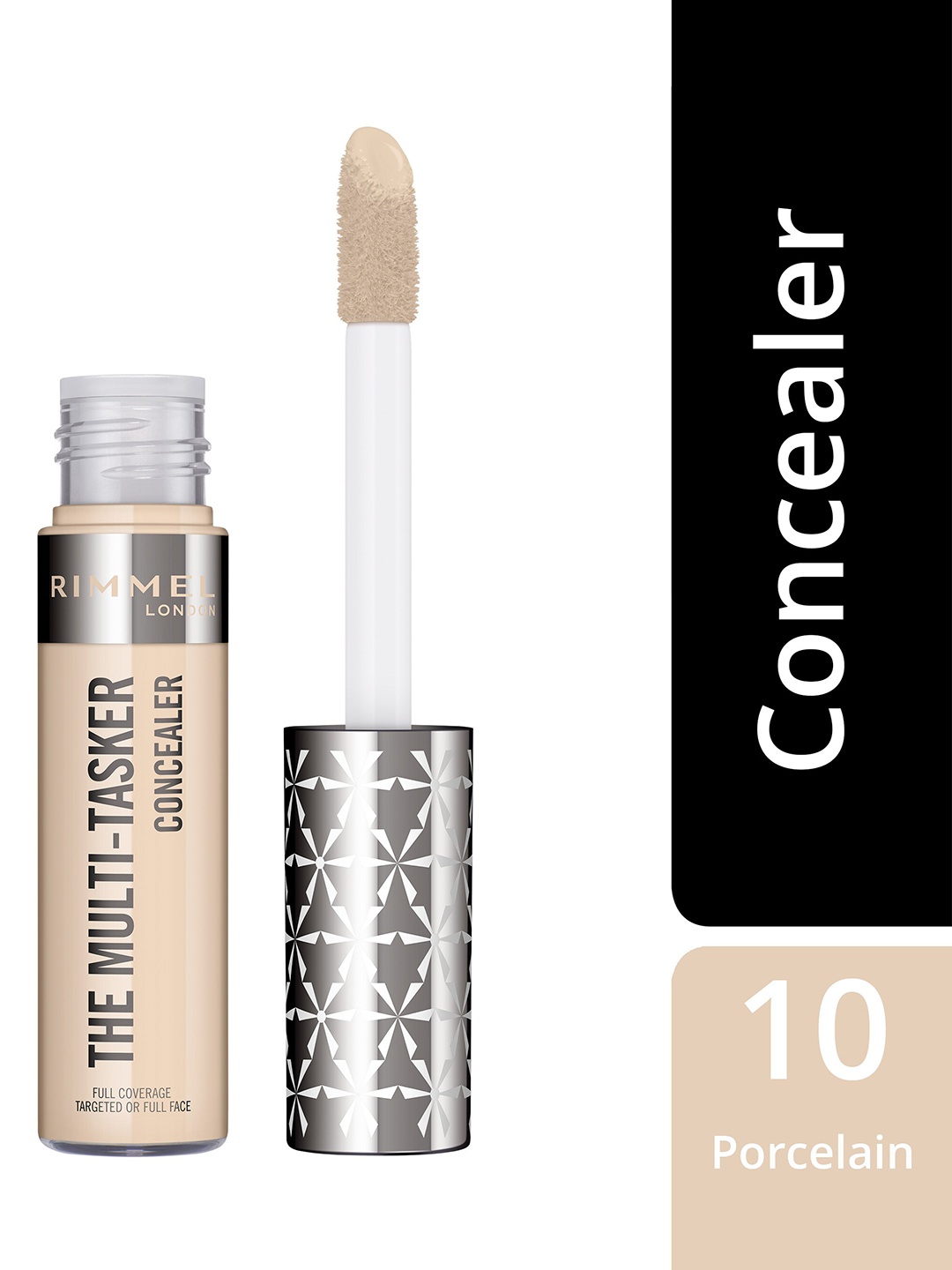 

Rimmel London The Multi-Tasker Full Coverage Concealer 10ml - Porcelain 10, Beige