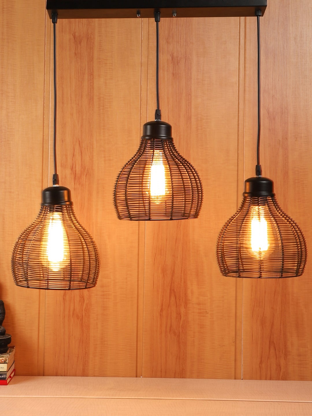 

foziq Black Solid Pendant Ceiling Lamp