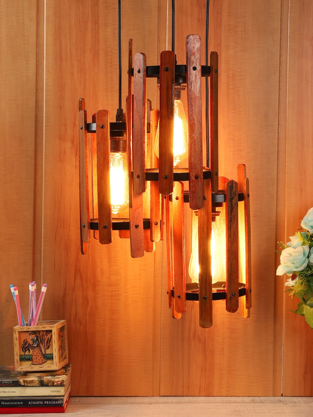 

foziq Yellow Solid Pendant Ceiling Lamp