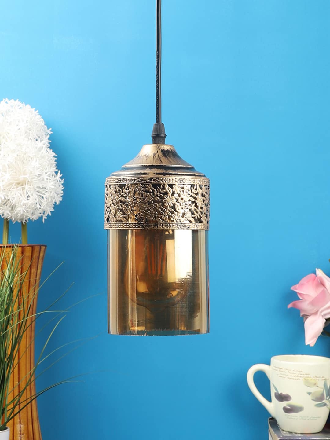 

foziq Gold-Toned Solid Ceiling Lamps