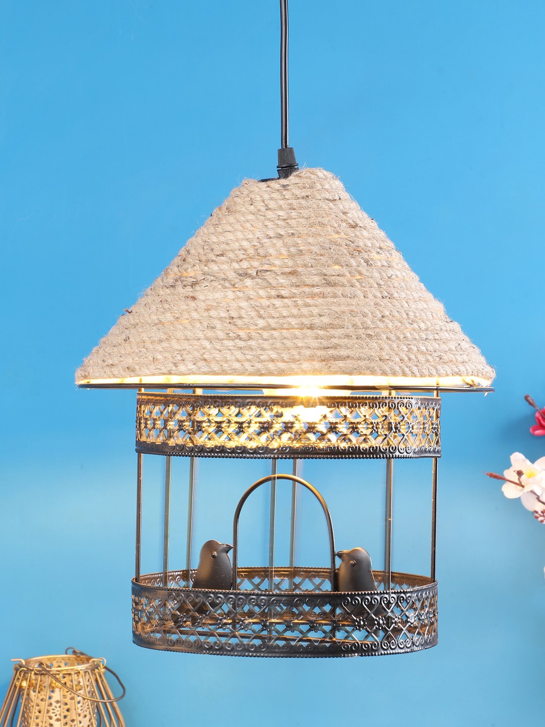 

foziq Black Solid Frustum Ceiling Lamps