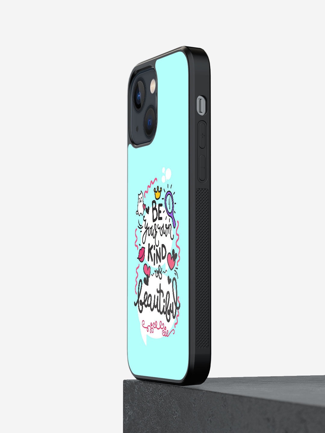 

macmerise Turquoise Blue Printed iPhone 13 Mini Back Case