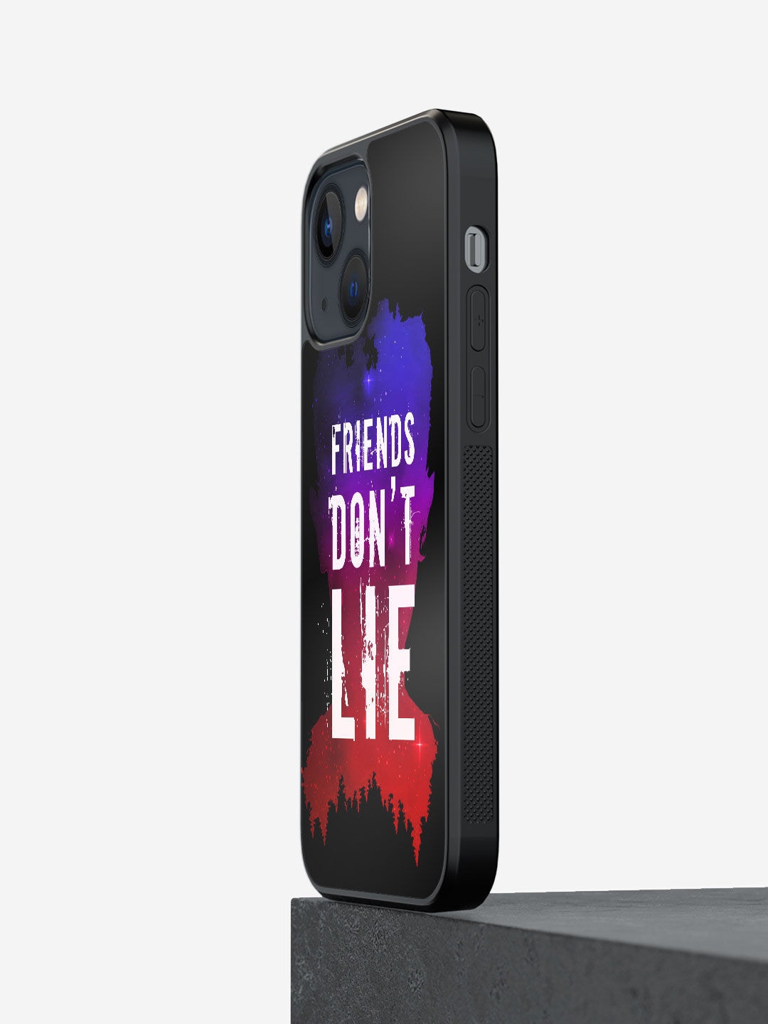 

macmerise Red Printed Friends Dont Lie Design iPhone 13 Mini Phone Back Case