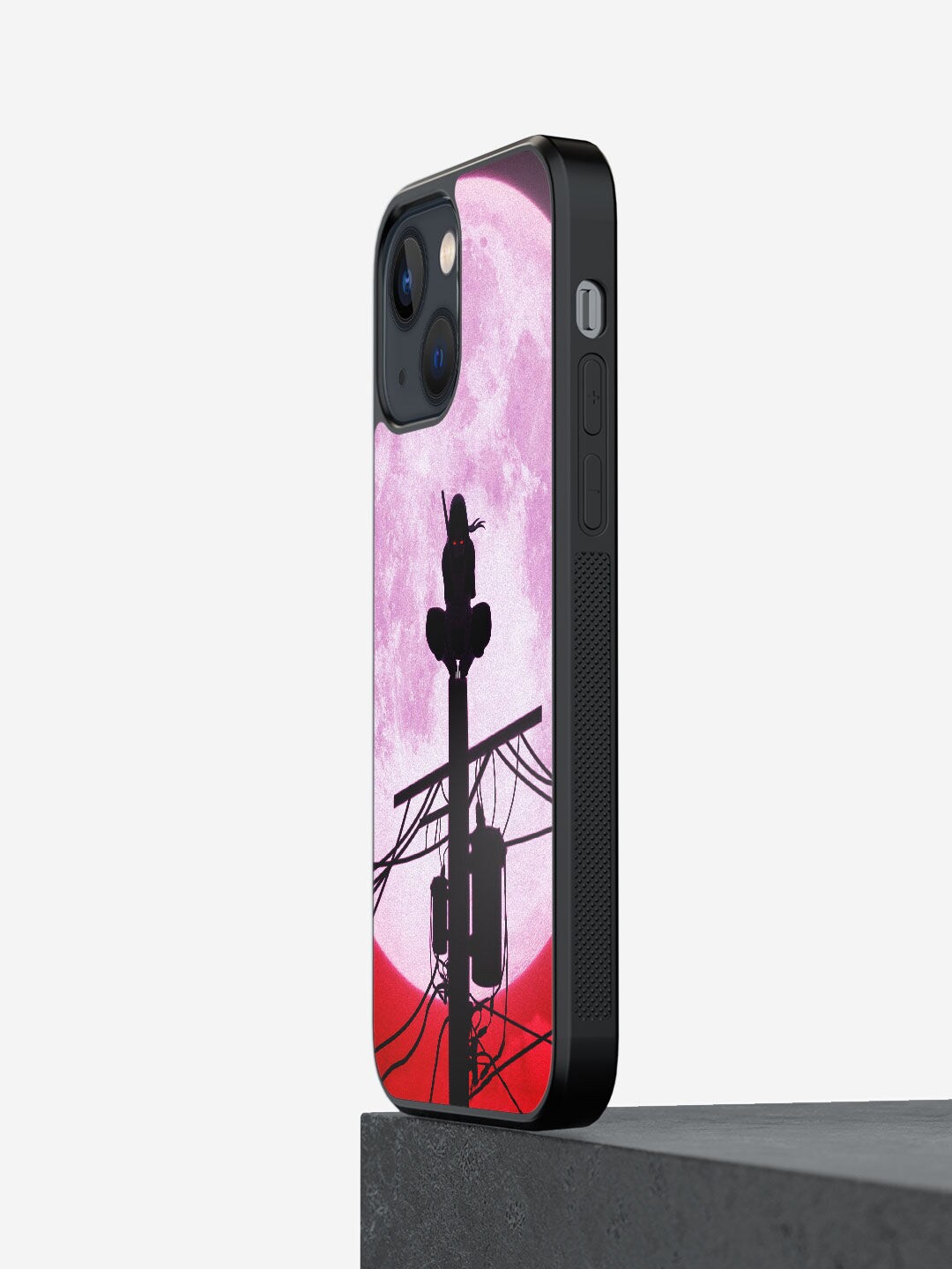 

macmerise Black Printed Itachi Uchiha Design iPhone 13 Mini Phone Back Case