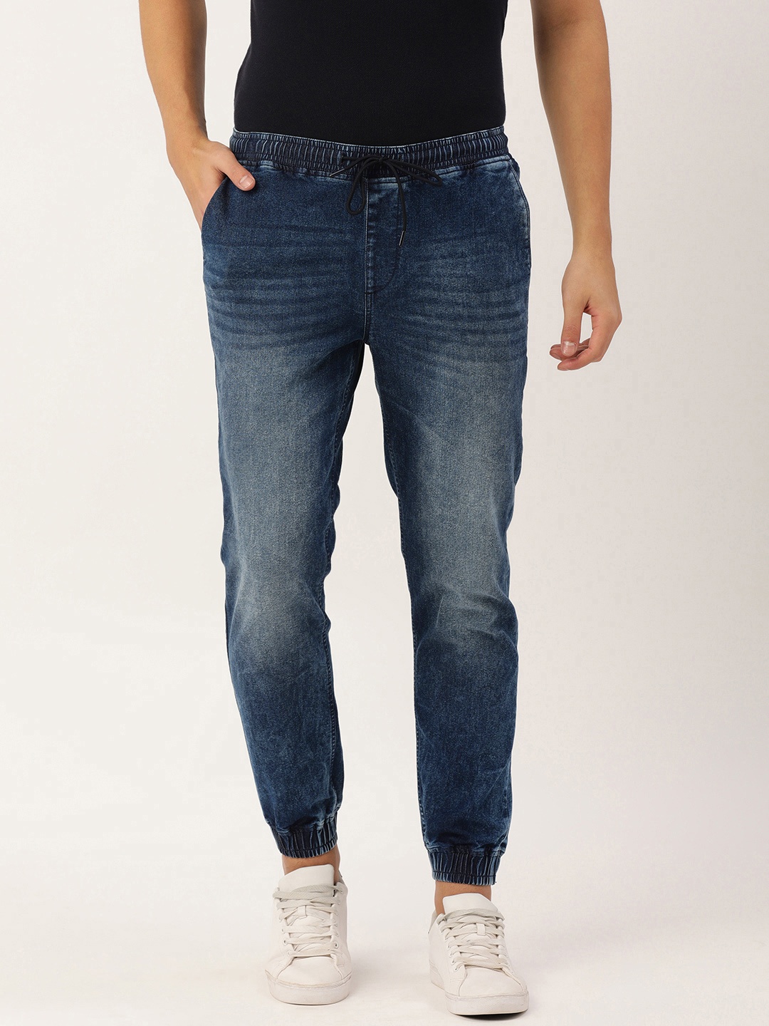 

IVOC Men Slim Fit Cotton Joggers Jeans, Blue