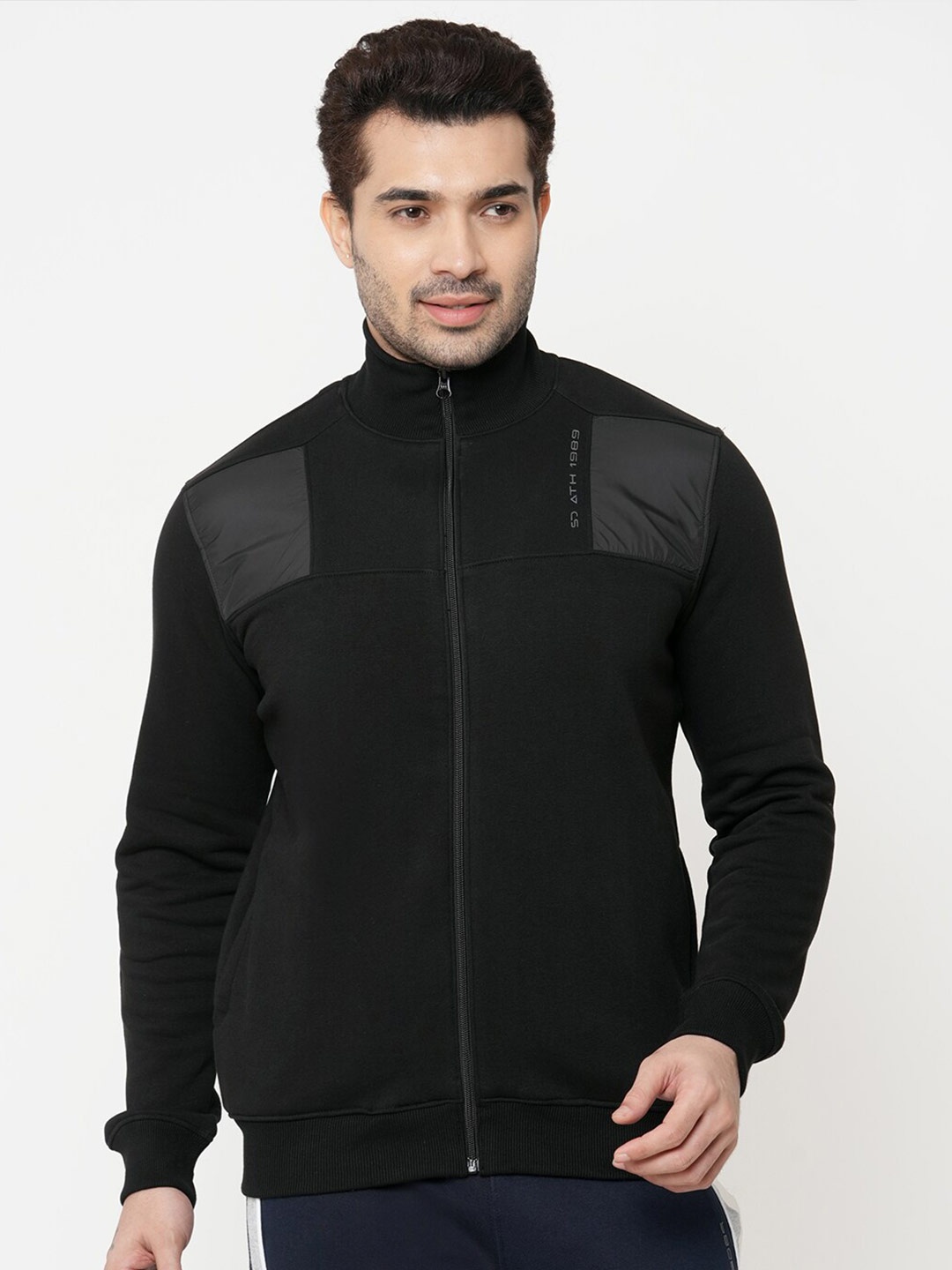 

Sweet Dreams Men Black Solid Sweatshirt