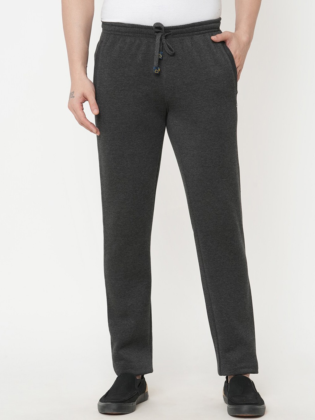 

Sweet Dreams Men Solid Track Pants, Charcoal