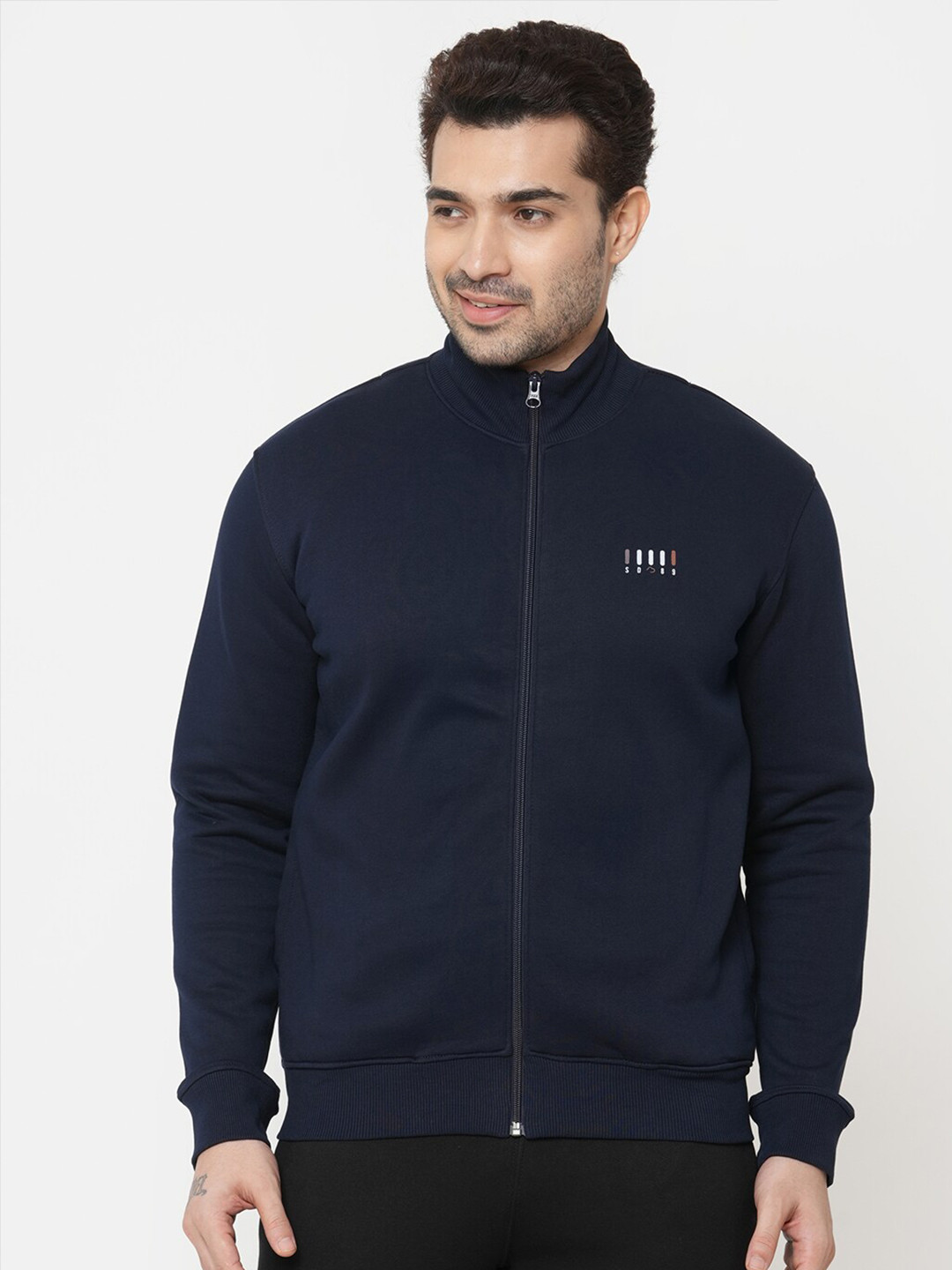 

Sweet Dreams Men Navy Blue Solid Sweatshirt