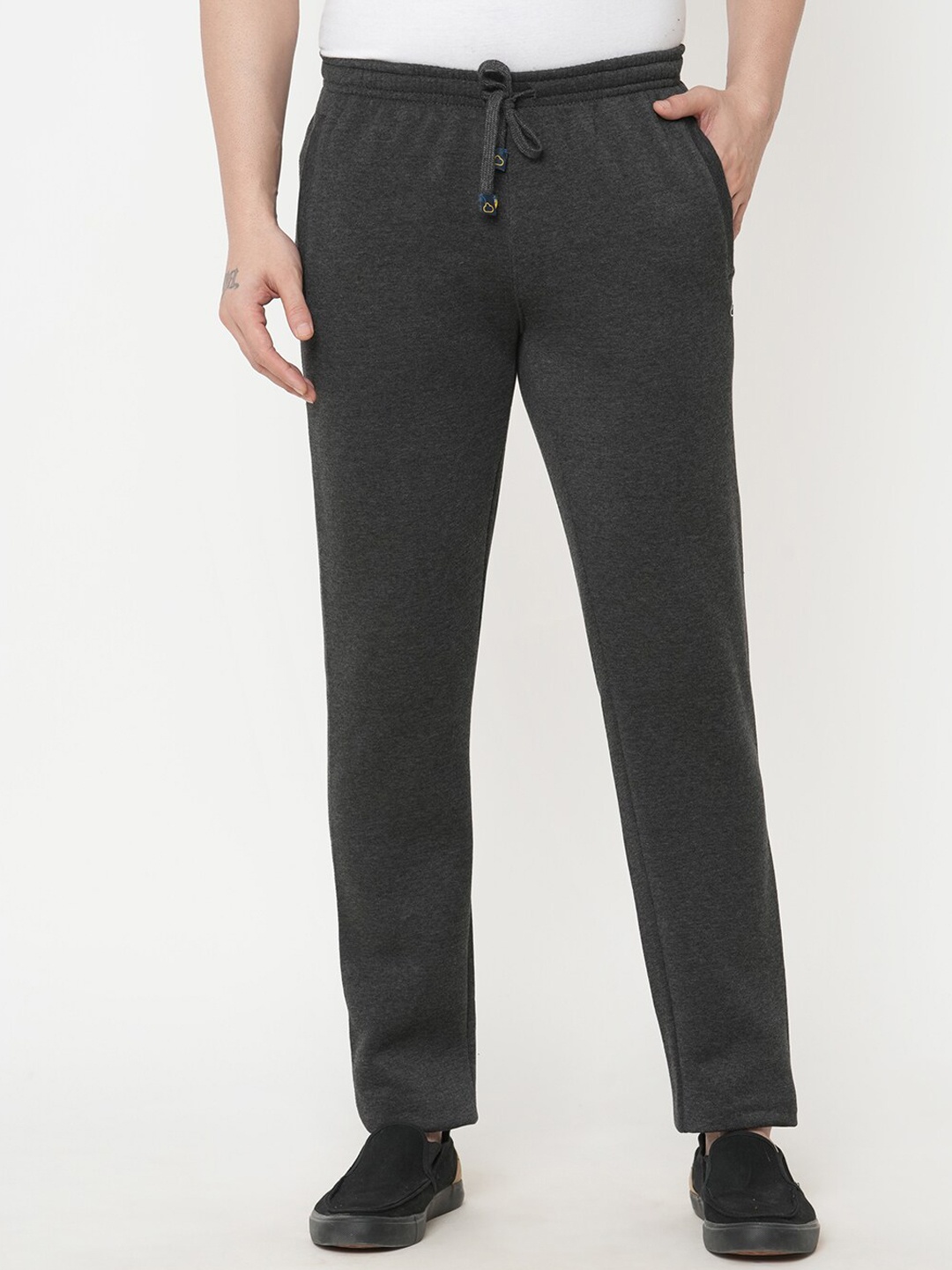 

Sweet Dreams Men Solid Track Pants, Charcoal