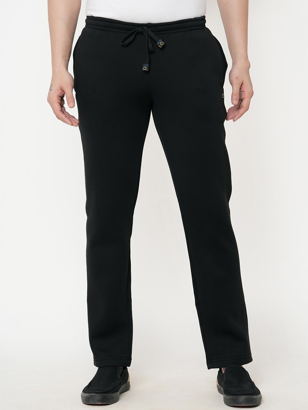

Sweet Dreams Men Solid Track Pants, Black