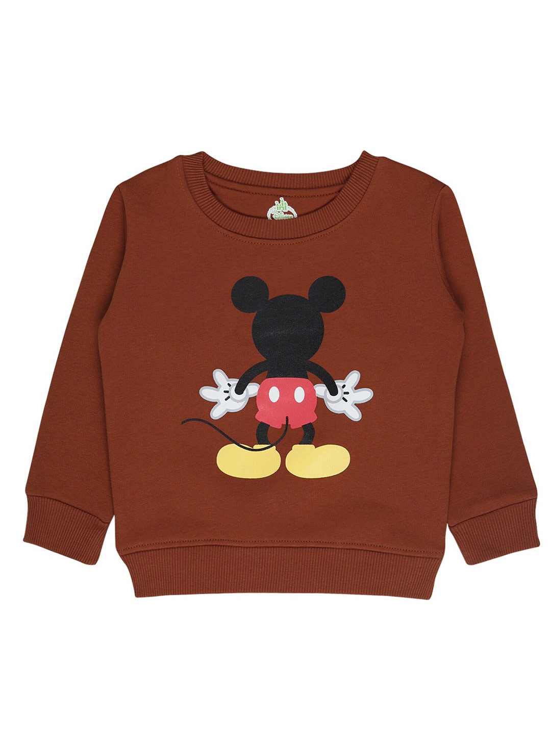 

Bodycare Kids Boys Brown Printed Cotton Pullover Sweatshirt