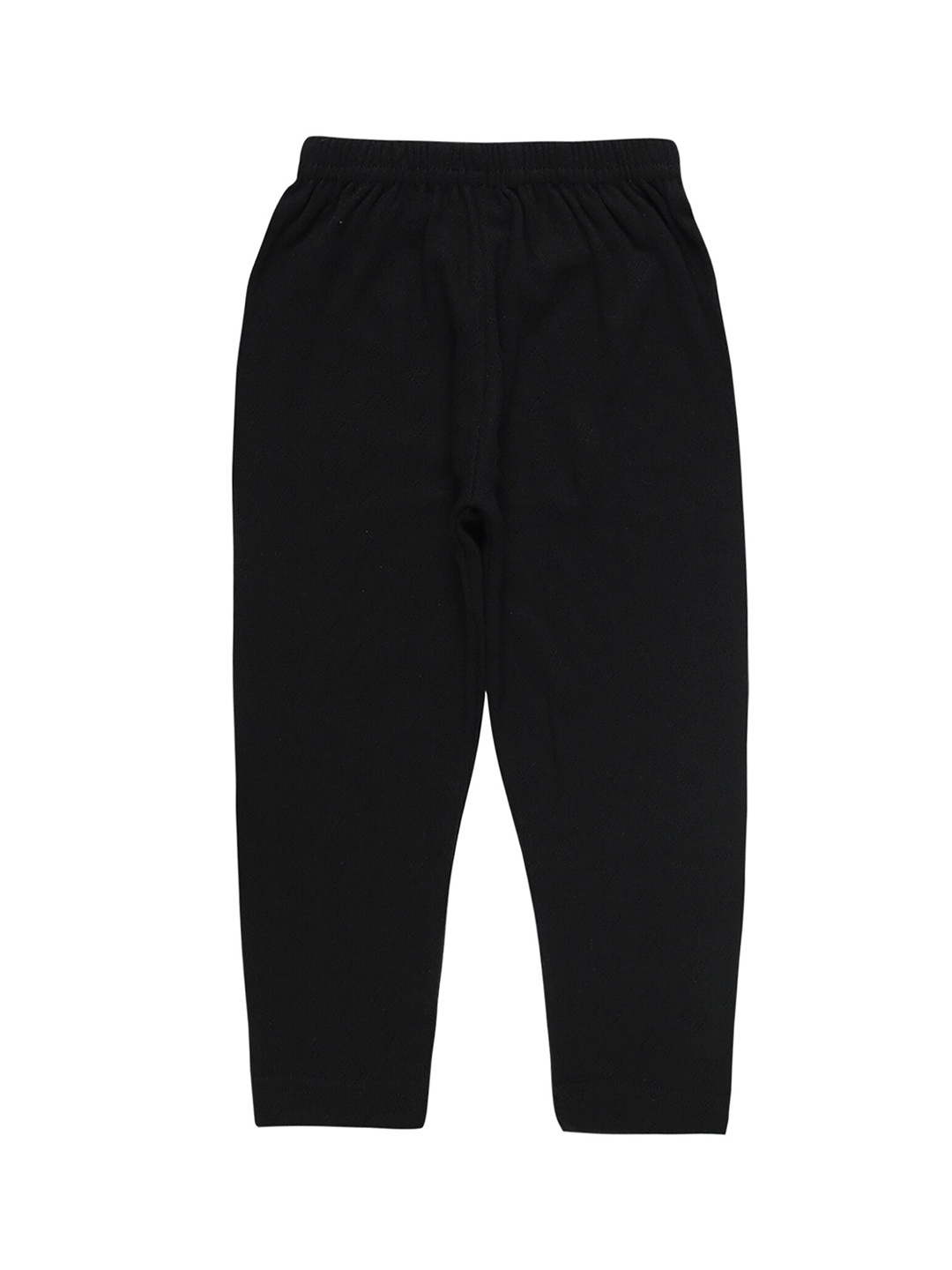 

Bodycare Kids Girls Black Solid Cotton Thermal Bottoms
