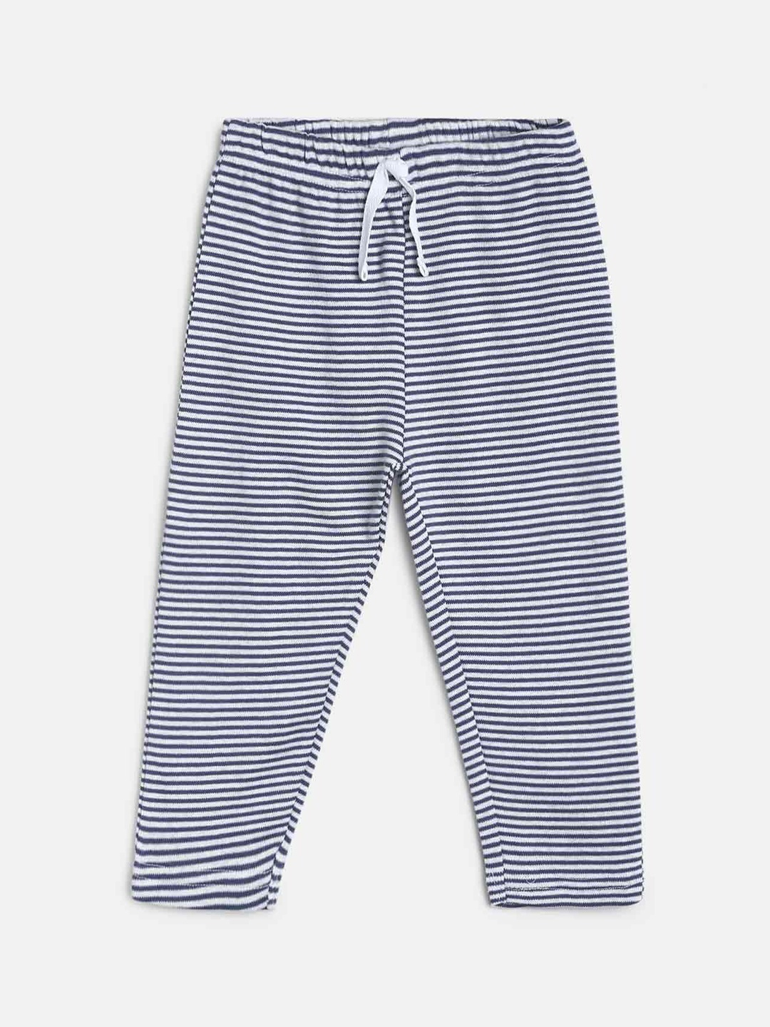 

MINI KLUB Infant Boys Blue Striped Pure Cotton Track Pants