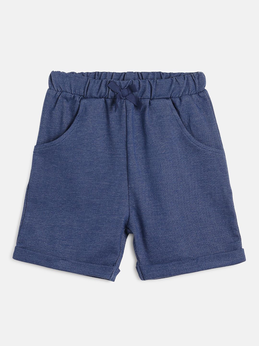 

MINI KLUB Girls Cotton Shorts, Navy blue