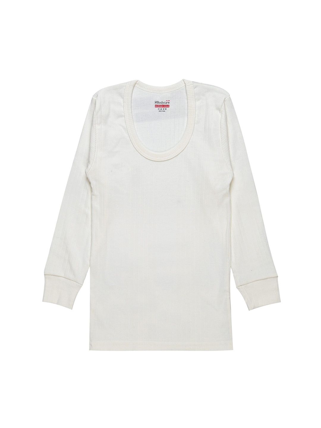 

Bodycare Kids Boys White Solid Cotton Thermal Top