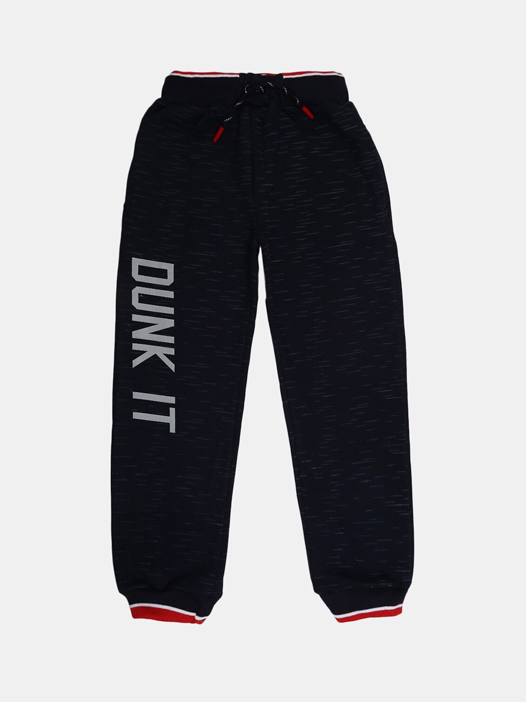 

V-Mart Boys Navy Blue Geometric Printed Acrylic Joggers
