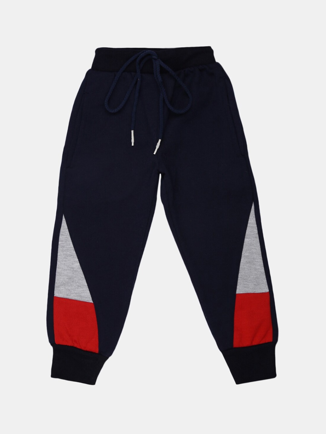 

V-Mart Boys Navy Blue Solid Cotton Joggers