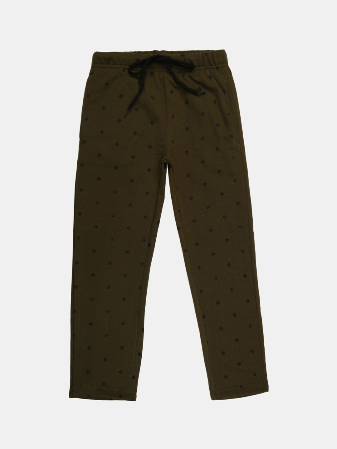 

V-Mart Boys Cotton Spun Fleece Track Pants, Olive