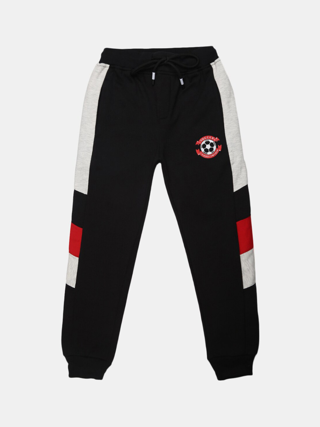 

V-Mart Boys Black Colourblocked Lounge Pants