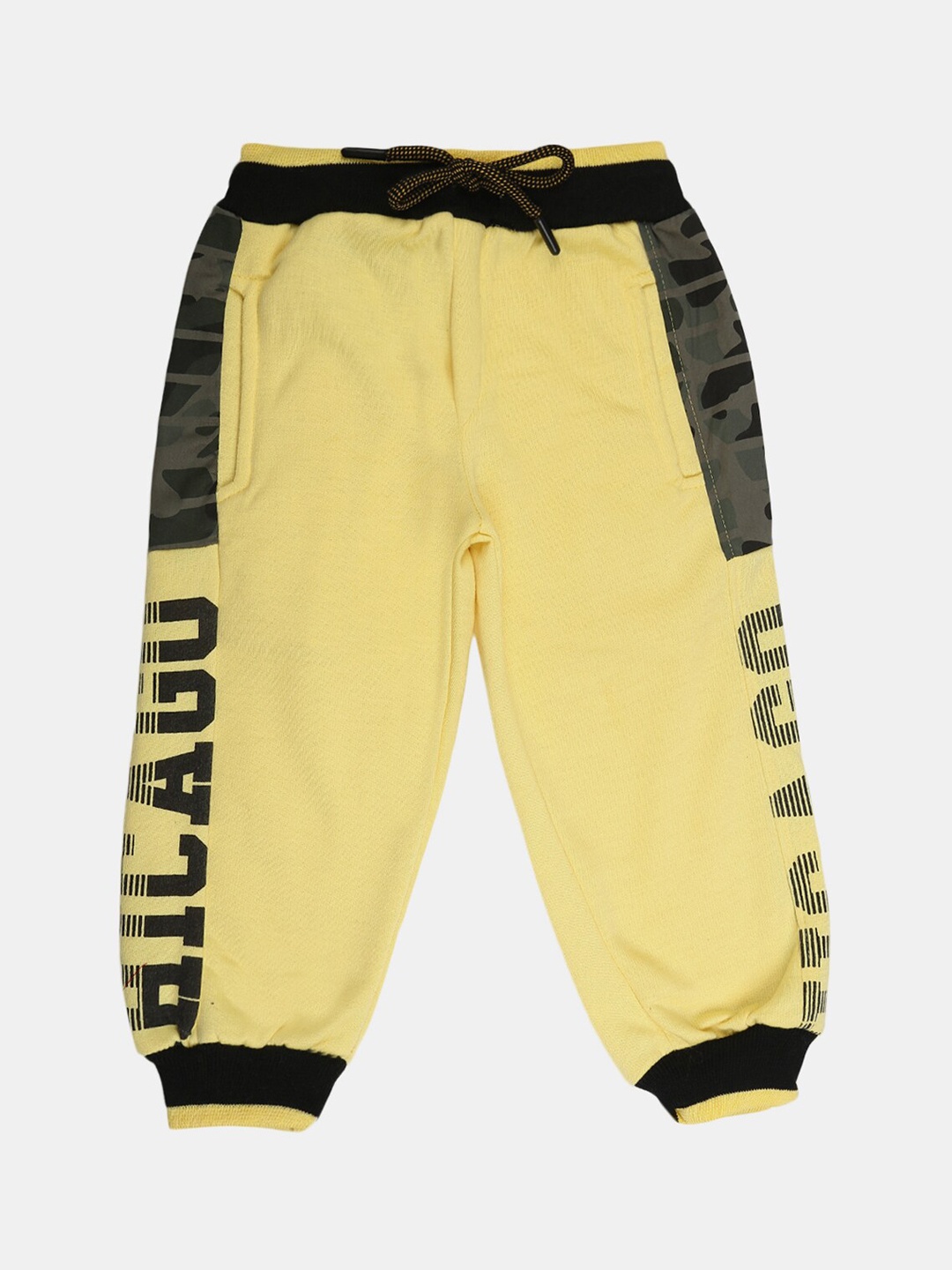 

V-Mart Boys Yellow Printed Lounge Pants