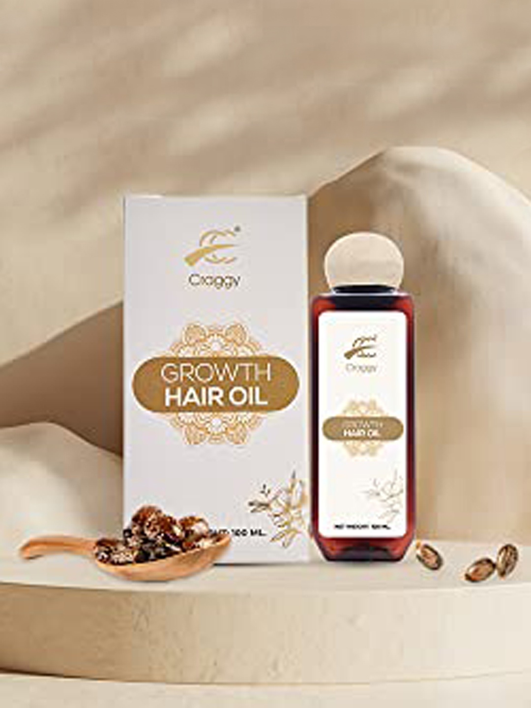 

Craggy Cosmetic Set of 3 Onion Shampoo Hair Oil & Growth Hair Oil, Na