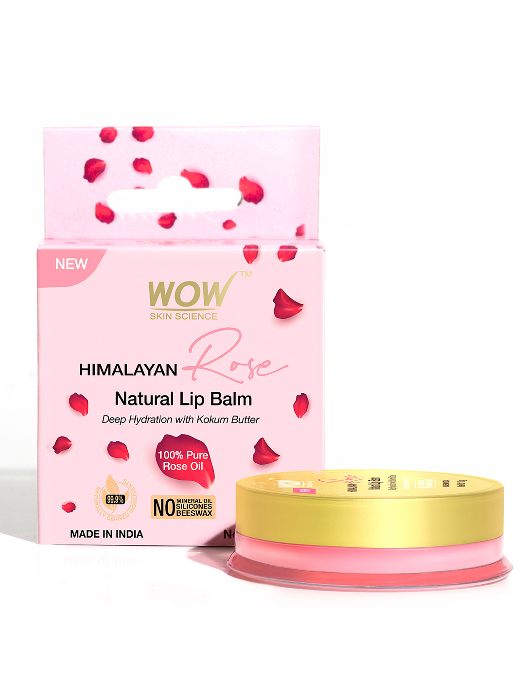 

WOW SKIN SCIENCE Himalayan Rose Lip Balm 10g, Pink