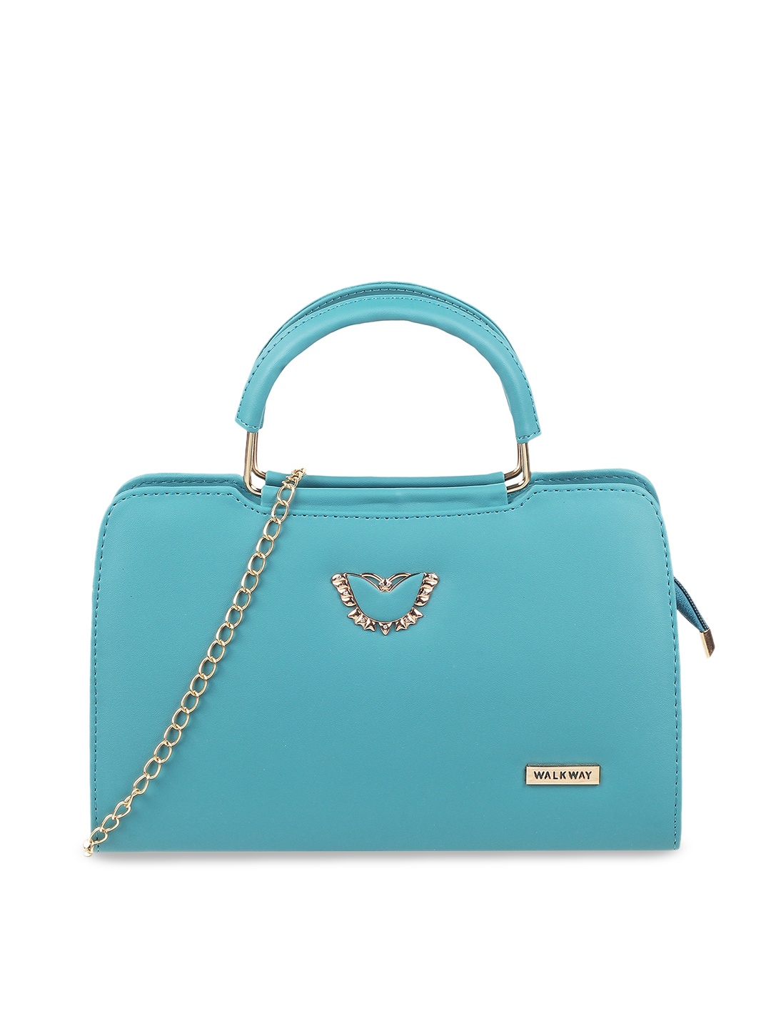 

WALKWAY by Metro Women Blue Structured Handheld Bag