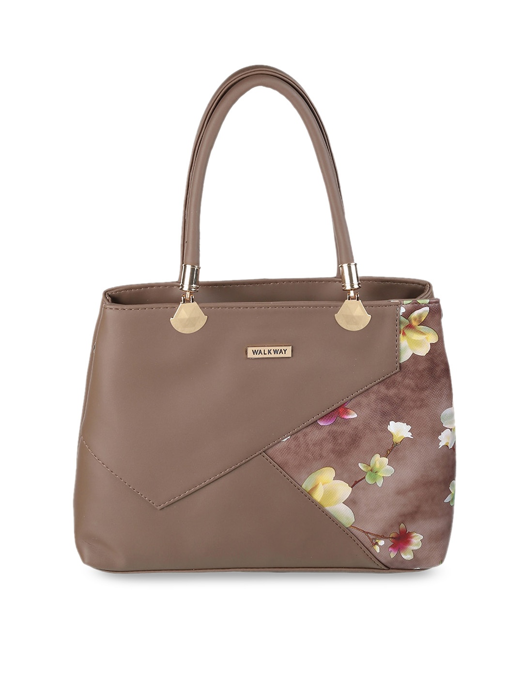 

WALKWAY by Metro Floral Printed Shoulder Bag Handbags, Brown
