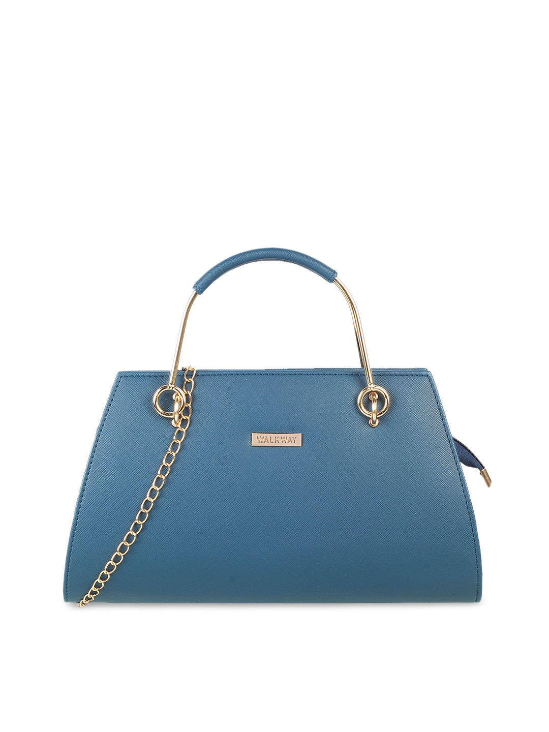 

WALKWAY by Metro Women Blue Structured Handheld Bag