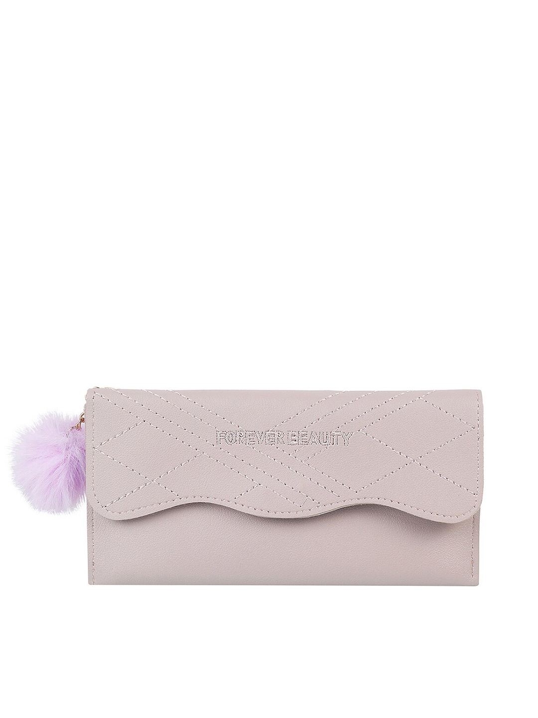 

WALKWAY by Metro Women Purple Typography Printed Embroidered Envelope