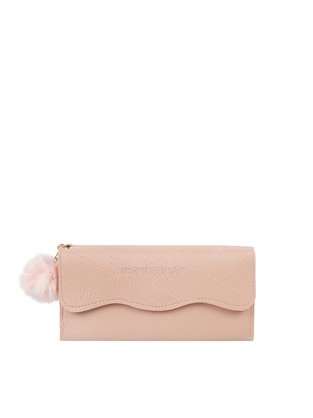 

WALKWAY by Metro Women Light Pink Geometric Textured Envelope Wallet